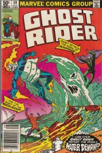 Ghost Rider # 59 Newsstand Cover FN/VF Marvel 1981 [B5]