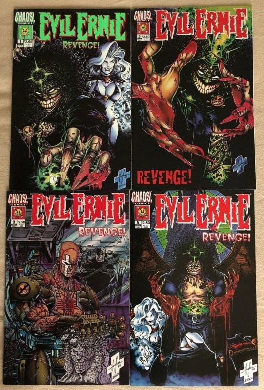 EVIL ERNIE : REVENGE - Complete Four (4) Issue Mini-Series - #1, #2, #3, #4 