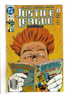 Justice League America #46 (1991) DC Comics Superman Flash OF6