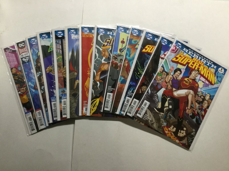 New Super-man 1-10 12 15 20 23 All Variant B Covers Lot Near Mint Nm Dc Comics