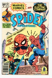 Spidey Super Stories #49 Spider-Man Hawkeye VF