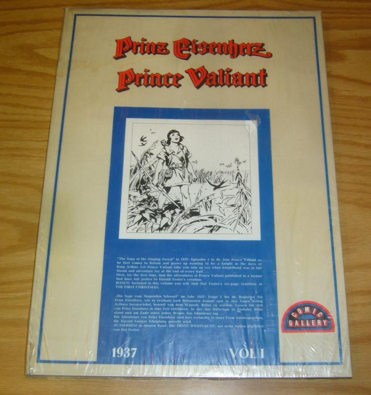 Prince Valiant HC 1 NEW - SEALED hardcover - prinz eisenherz  comic gallery 1937 