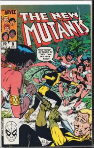 The New Mutants #8 (1983) New Mutants [Key Issue]