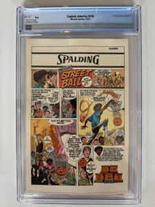 CAPTAIN AMERICA #216 CGC 9.6 Newsstand - Marvel Comics (1977)