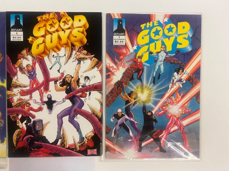 3 The Good Guys Defiant Comic Books # 1 2 3 77 JS27