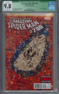 AMAZING SPIDER-MAN #700 CGC 9.8 SIGNED DAN SLOTT DEATH OF PETER PARKER 8001