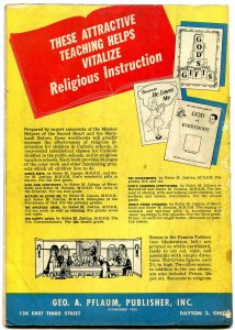 Treasure Chest v.4 #13 1949- Snake attack cover- Catholic Golden Age comic