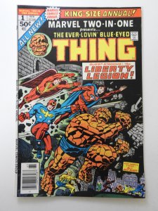 Marvel Two-In-One Annual #1 Thing and The Liberty Legion! Sharp VF-NM Condition!