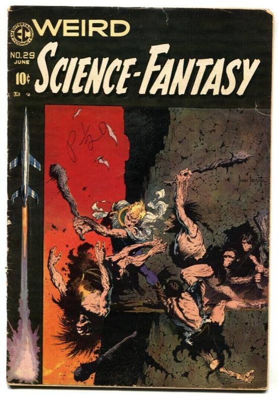 Weird Science-Fantasy #29 1954 Frank Frazetta cover-EC comic