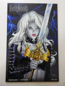 Lady Death: Damnation Game #1 Chaos Edition NM Condition! Signed W/ COA!