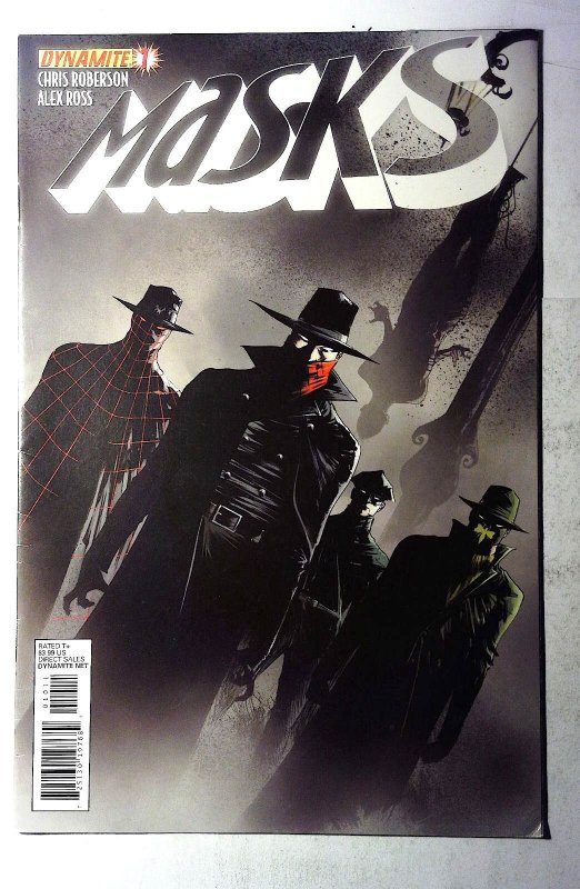 Masks #1 (2012) Dynamite Entertainment The Spider 1st Print Comic Book