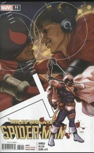 MILES MORALES SPIDERMAN #31 COVER A TAURIN MARVEL 2021 EB174