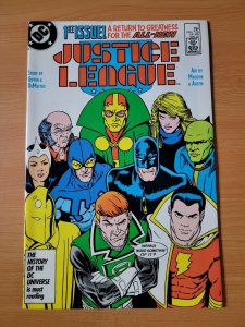 Justice League #1 Direct Market Edition ~ VF - NEAR MINT NM ~ 1987 DC Comics 