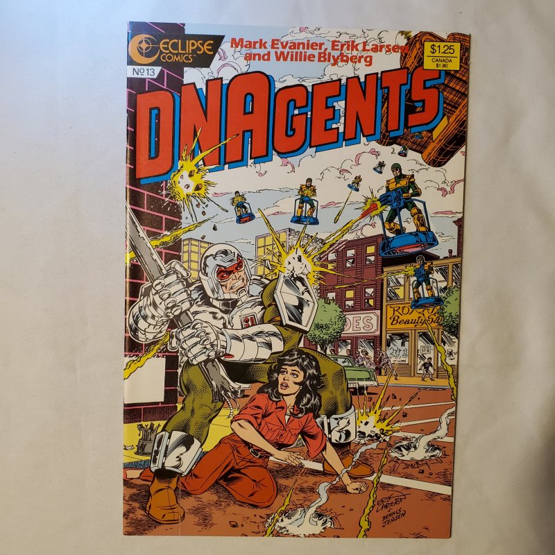 New DNAgents 13 Very Fine+ Art by Erik Larsen