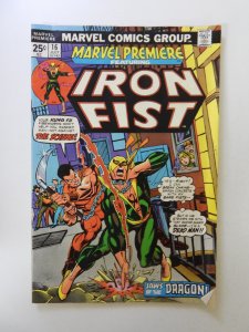 Marvel Premiere #16 (1974) VG+ condition rusty staples