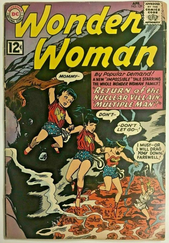 WONDER WOMAN#129  FR 1962 DC SILVER AGE COMICS