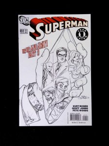 Superman #651B (2ND SERIES) DC Comics 2006 VF+  Dodson Variant