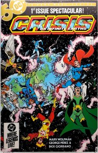 Crisis on Infinite Earths #1 (1985) * 1st app of Blue Beetle* WP NM/Mint