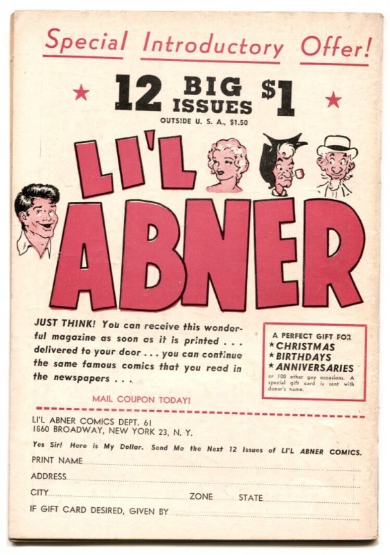 Li'l Abner #61  1947 - Harvey  -FN+ - Comic Book