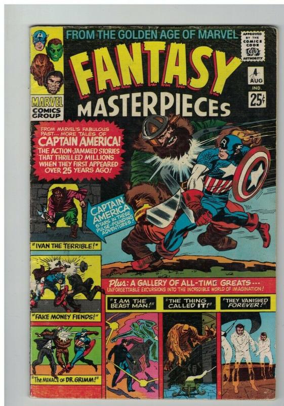 FANTASY MASTERPIECES  VG (1966 1ST)   4, Gold Age