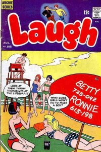 Laugh Comics #185 GD ; Archie | low grade comic August 1966 Bikini Lifeguard Cov
