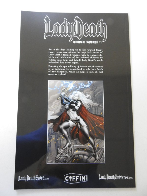 Lady Death: Nightmare Symphony (2018) NM Condition! Signed W/ COA!