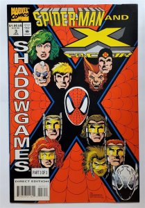 Spider-Man and X-Factor: Shadowgames #3 (Jul 1994, Marvel) FN/VF