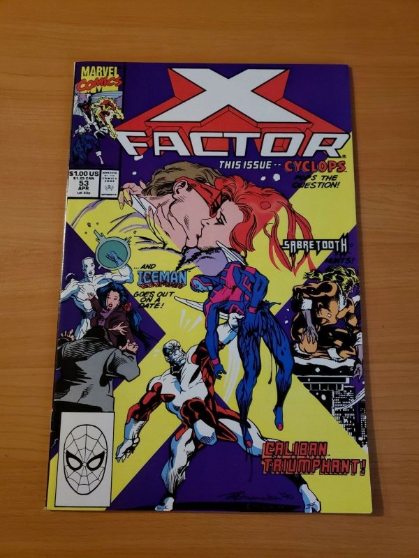 X-Factor 53 Direct Market Edition  NEAR MINT NM  1990 Marvel Comics