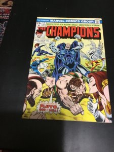 The Champions #2 (1976) 2nd issue Key! Pluto! Black Widow cover! VF/NM Wow!