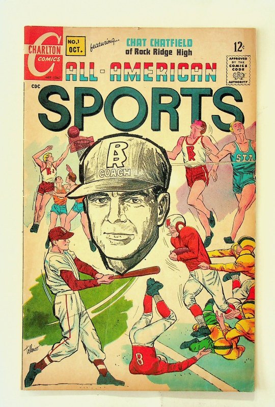 All-American Sports #1 (Oct 1967, Charlton) - Good+