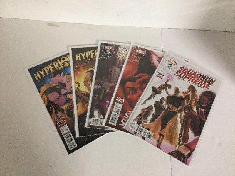 Squadron Supreme 1 2 8 Hyperion 1 5 Lot Set Run Nm Near Mint Marvel Comics