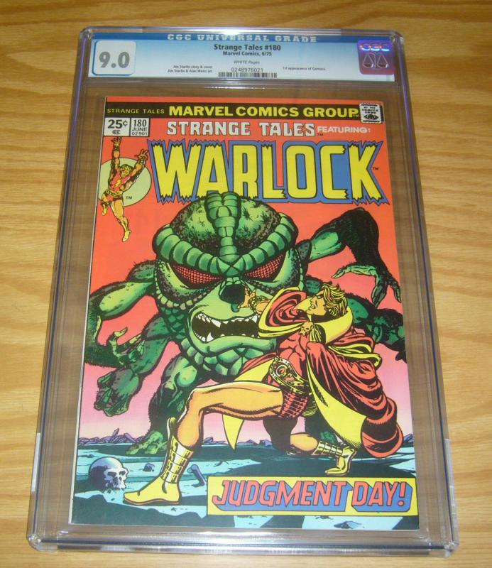 Strange Tales #180 CGC 9.0 adam warlock - 1st gamora (guardians of the galaxy)