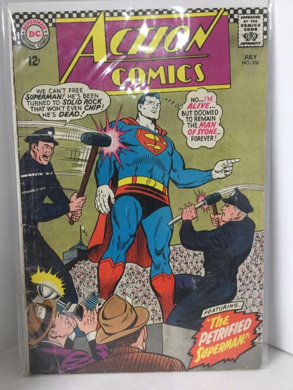 Action Comics 352 Gd+ Good+ 2.5 Large Tear DC Comics SA