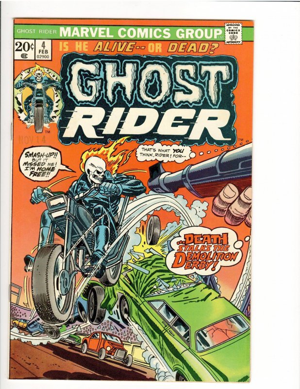 GHOST RIDER 4 NM 9.4  1st APP LVMPD;LOUISIANA COLLECTION