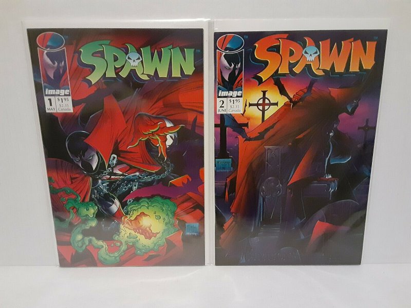 SPAWN #1 - UNREAD SUPER NICE COPY + #2 - #7- FREE SHIPPING