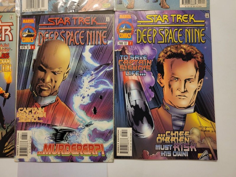 6 Star Tek Voyager Marvel Paramount Comic Books #3 4 5 6 7 7  7 TJ7