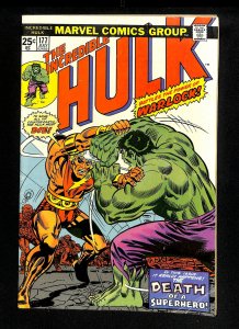 Incredible Hulk (1962) #177 Battles Warlock!