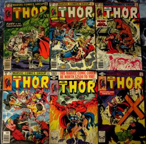 THOR 195-355, 44 dif + Ann 8-10; 1972-1985 Marvel Comics Mighty Avenger G-VG/+