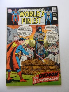 World's Finest Comics #187 (1969) FN condition moisture damage