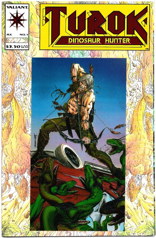 TUROK: DINOSAUR HUNTER #1-4 (Valiant 1993) 9.0 VF/NM  First Four Issues!