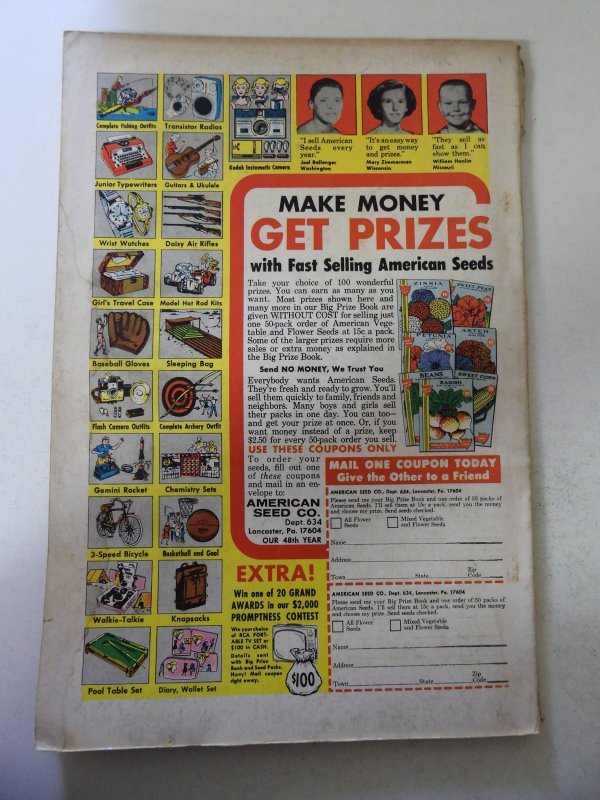 Action Comics #334 (1966) VG- Condition 1 Spine split, ink fc, moisture stains