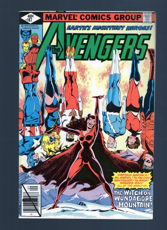 Avengers #187 - Origin of The Darkhold. John Byrne Cover Art. (6.0/6.5) 1979