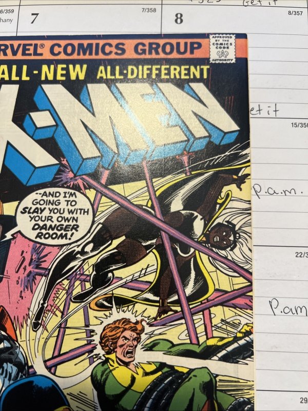 The Uncanny X-Men #110 (1978, Marvel) 1st Warhawk, Danger Room Battle, VF+