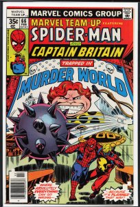 Marvel Team-Up #66 (1978) Captain Britain [Key Issue]