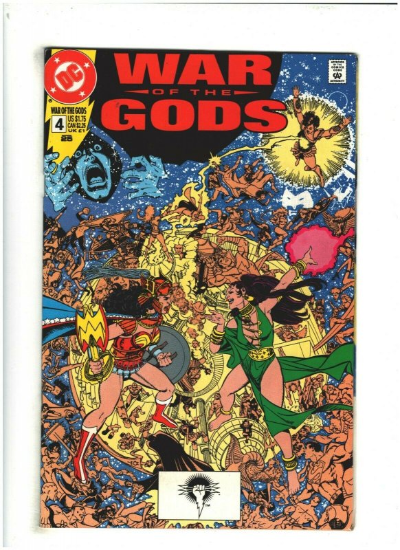 War of the Gods #4 VF 8.0 DC Comics 1991 George Perez Wonder Woman, Batman