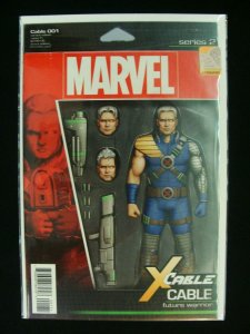 Marvel Cable #1 Variant Action Figure Cover Signed by JT Christopher Series 2