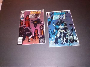 1990 Batman 452 Mignola covers Dark Knight Dark City VF-NM