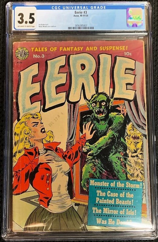 Eerie #3  (1951) CGC 3.5