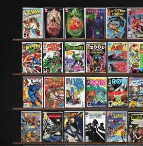 Huge Lot 150+ Comics with Warlord, Power Pack, Hawkworld, Green Lantern & More!