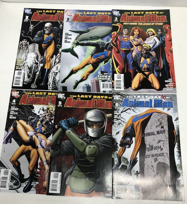 The Last Days Of Animal Man (2009) Set Issues # 1-6 Gerry Conway • Chris Batista